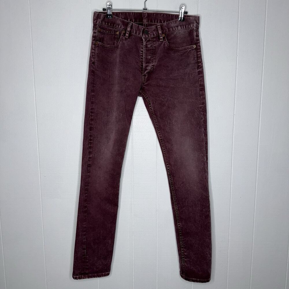 Ralph Lauren Men’s Purple Dyed Slim Skinny Jeans Size 32x32
